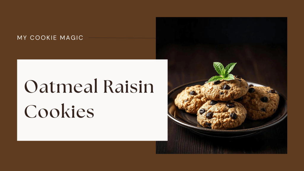 Oatmeal Raisin Cookies – Flavor#03