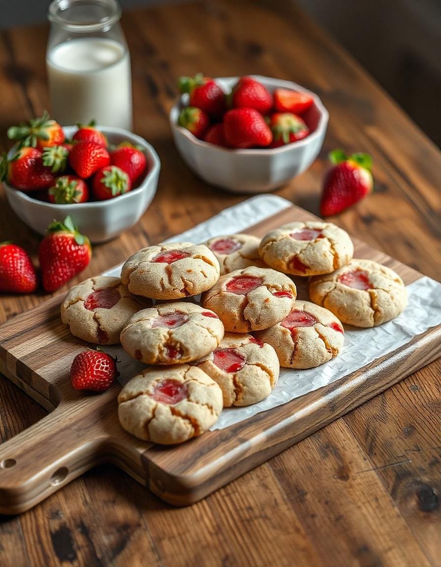 Strawberry Cookies