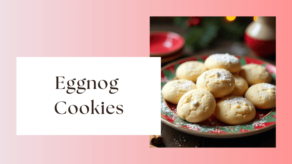 Eggnog Cookies